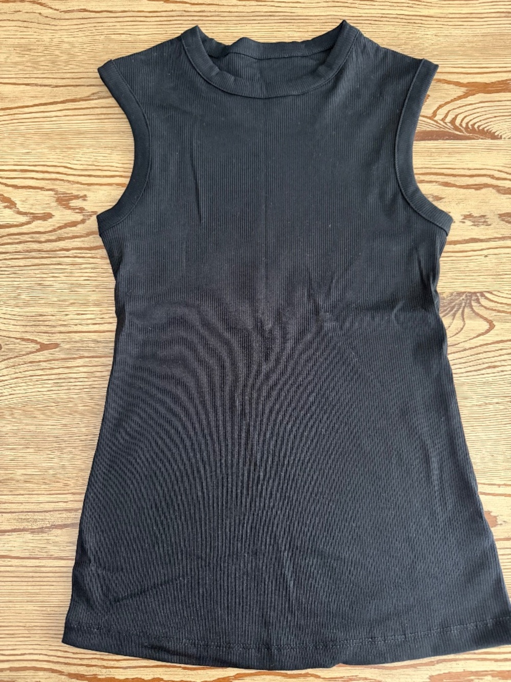 A New Day Black Crewneck Tank Top